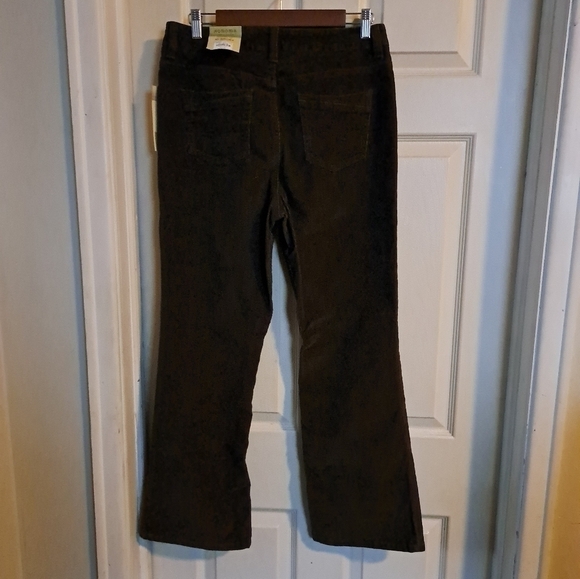Sonoma NWT corduroy  original boot dark brown pants size 10 short - Picture 6 of 8